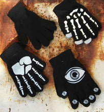 Load image into Gallery viewer, Adult Skelton Bone Design Gloves - Ailime Designs