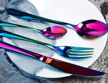 Load image into Gallery viewer, Stainless Steel 24 Pc Cutlery Flatware Sets