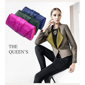 100% Genuine Hot Pink Crocodile Python Leather Skin Handbags - Ailime Designs