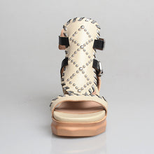 Load image into Gallery viewer, Women&#39; Genuine Rivet Design Platform Sandals