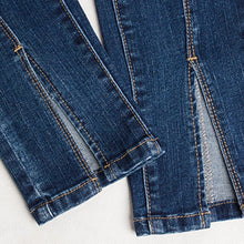 Load image into Gallery viewer, Plus Size Beauties Split Ankle Design Denim Jean Pants w/ Top Stitching - Ailime Designs