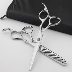 Barber Chrome Silver Hair Cutting Scissors – Ailime Designs