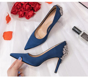 Women’s Beautiful Crystal Design Shoes  – Fashion Footwear