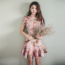 Load image into Gallery viewer, Women&#39;s Sassy Floral Print Design Dresses - Ailime Designs