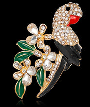 Load image into Gallery viewer, Jungle Fever w/ Our Multi Colored Parrot Pin Brooches - Ailime Designs