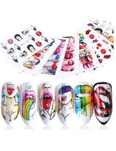 Load image into Gallery viewer, Pop Art Nail Stickers - Ailime Designs - Ailime Designs
