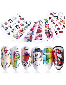 Pop Art Nail Stickers - Ailime Designs - Ailime Designs
