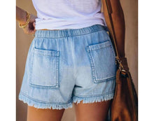 Load image into Gallery viewer, Women’s Street Style Denim Shorts