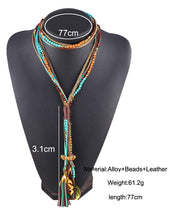 Load image into Gallery viewer, Unique Stylish Beaded Necklaces w/ Tassel &amp; Charms – Ailime Designs - Ailime Designs