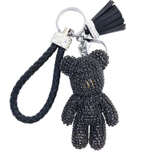 Load image into Gallery viewer, French Dog Rhinestone Keychain Holders - Purse Accessories