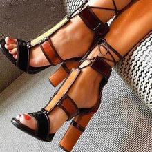 Load image into Gallery viewer, Women’s T-Strap Design Stylish High Heels – Unique Accessories