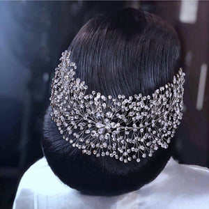 Crystal Design Elegant Leaf Design Hair Clips – Ailime Designs