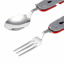 Load image into Gallery viewer, Stainless Steel Pocket Folding Cutlery Knife &amp; Fork Utensil - Ailime Designs