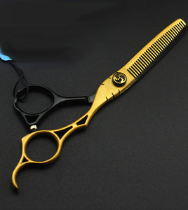 Barber Gold & Black Royalty Beauty Hair Cutting Scissors - Ailime Designs