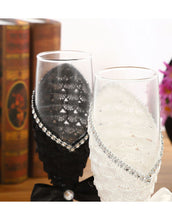 Load image into Gallery viewer, Groom &amp; Bridal Wedding Champagne Glasses - Ailime Designs
