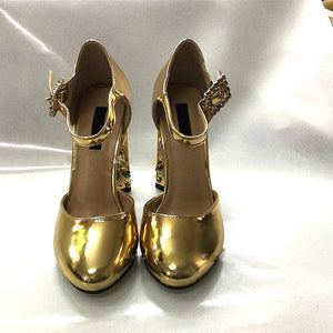 Women’s Elegant Paris Inspired Ornament Design Shoes