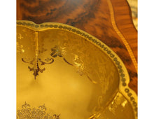 Load image into Gallery viewer, Gold Metallic Beaded Trim Deck Mount Basin Sinks - Ailime Designs