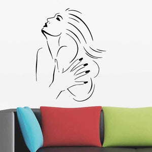 Woman Illustration Wall Art Decals - Ailime Designs - Ailime Designs