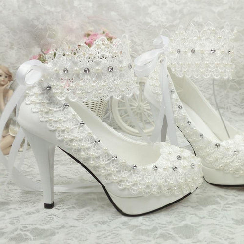 Women’s Beautiful Lace Design Shoes  – Fashion Footwear