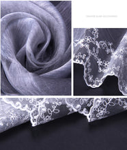 Load image into Gallery viewer, Women&#39;s Elegant Embroidered Lace Design Scarves