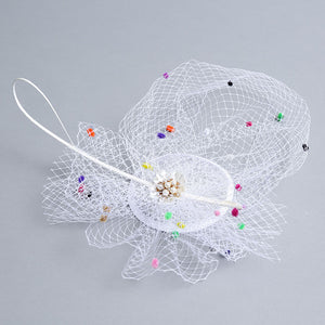 Stylish Polka Dot Colorful Veil Headbands For Any Special Occasion - Ailime Designs