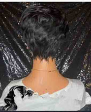 Load image into Gallery viewer, Glueless Black Straight Pixie-cut Lace Front Human Hair Wigs -  Ailime Designs