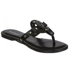 Load image into Gallery viewer, Women&#39;s Black Slip-on Sandals - Ailime Designs