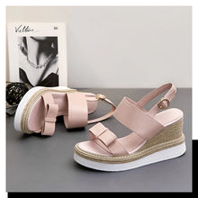 Load image into Gallery viewer, Women&#39;s Genuine Leather Skin Wedges