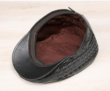 Load image into Gallery viewer, 100% Genuine Crocodile Leather Skin Caps - Ailime Designs
