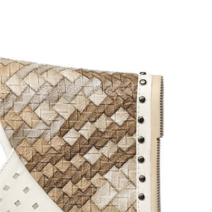 Women's Basket Weave Wedge Design Mules - Ailime Designs