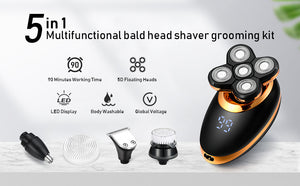 Men's Electric Shaver & Beard Trimmer 5 n' 1 Razor Sets - Ailime Designs