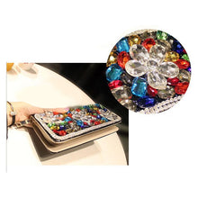 Load image into Gallery viewer, Women&#39;s Elegant Multi Crystal Design Wallets - Ailime Designs