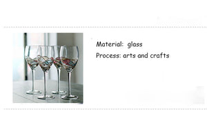 Beautiful Stain Glass Design Champagne Glasses - Ailime Designs