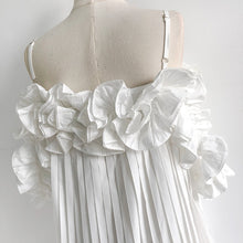 Load image into Gallery viewer, Women&#39;s Pleats &amp; Ruffle Bandeau Design Dresses - Ailime Designs