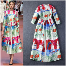 Load image into Gallery viewer, Women&#39;s High Quality Children&#39;s Color Print Design Dresses - Ailime Designs