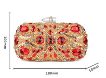 Load image into Gallery viewer, Women&#39;s Dressy Crystal Design Handmade Evening Bags - Ailime Designs