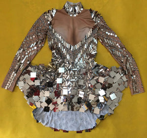 Women's Stage Performance Mini Dress Costume – Entertainment Industry