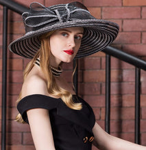 Load image into Gallery viewer, Women&#39;s Wide Derby Brim Hats - Ailime Designs