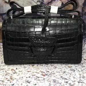 Women's 100% Genuine Crocodile Skin Leather Handbags - Fine Quality Accessories