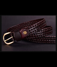 Load image into Gallery viewer, Women&#39;s Braid Weave Design Belts