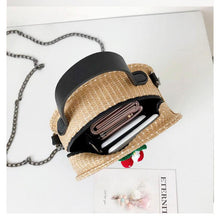 Load image into Gallery viewer, Women&#39;s Stylish Summer Bamboo Straw Handbags - Ailime Designs