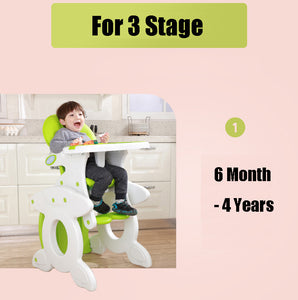 Children’s Multi-function Purple 3 n' 1 Highchair - Ailime Designs