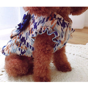 Girl Dog High Style Fashion Plaid Dresses – Ailime Designs