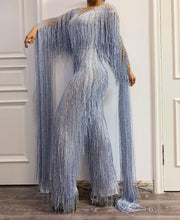 Load image into Gallery viewer, Women&#39;s Stage Performance Fringe Jumpsuit Costume – Entertainment Industry
