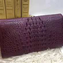 Load image into Gallery viewer, Women&#39;s 100% Genuine Crocodile Leather Skin Wallets - Fine Quality Accessories