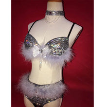 Load image into Gallery viewer, Women&#39;s Stage Performance 2 Pc Bra &amp; Brief Costume Set – Entertainment Industry