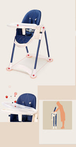Children’s Multi-function Blue Highchairs - Ailime Designs