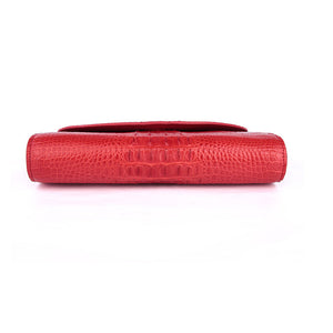 100% Genuine Red Crocodile Leather Skin Handbags - Ailime Designs