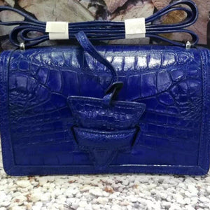 Women's 100% Genuine Crocodile Skin Leather Handbags - Fine Quality Accessories