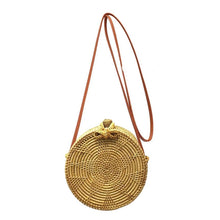 Load image into Gallery viewer, Women&#39;s Stylish Summer Delightful Bamboo Straw Handbags